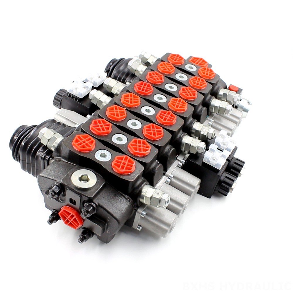 6 Way Hydraulic Selector Valve Sectional Directional Valve | Wholesale & OEM | Manual Operation image